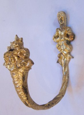 Three pairs of French tiebacks