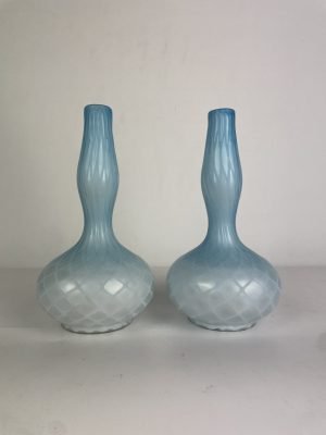 Pair of Thomas Webb style vases