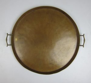 Brass charger by Benham & Froud