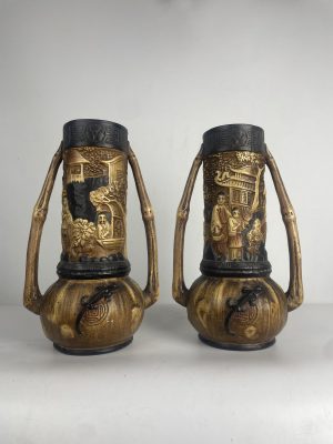 Pair of Bretby vases