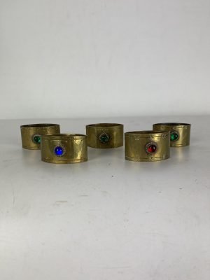 Set of five napkin holders