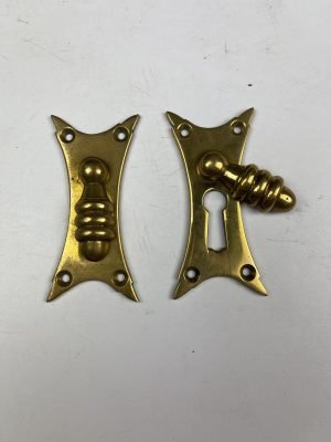 Run of two key hole covers