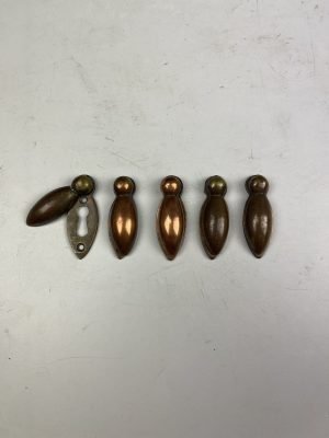 Run of five key hole covers