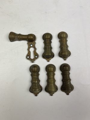 Run of six key hole covers