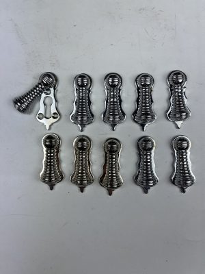 Run of ten key hole covers