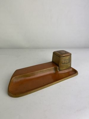 Art Nouveau ink well