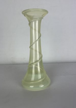 Powell vaseline glass vase