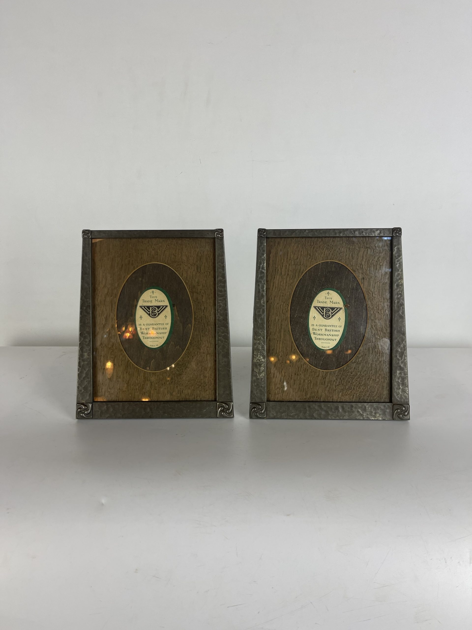 Pair of Arts and Crafts picture frames