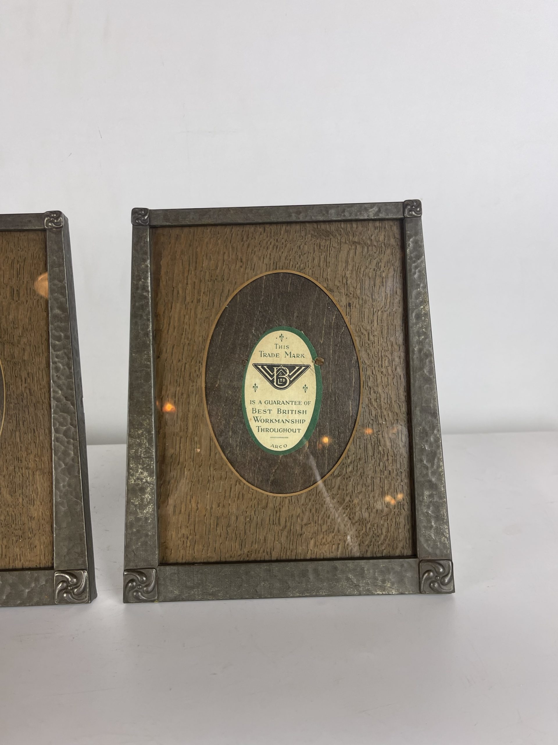 Pair of Arts and Crafts picture frames