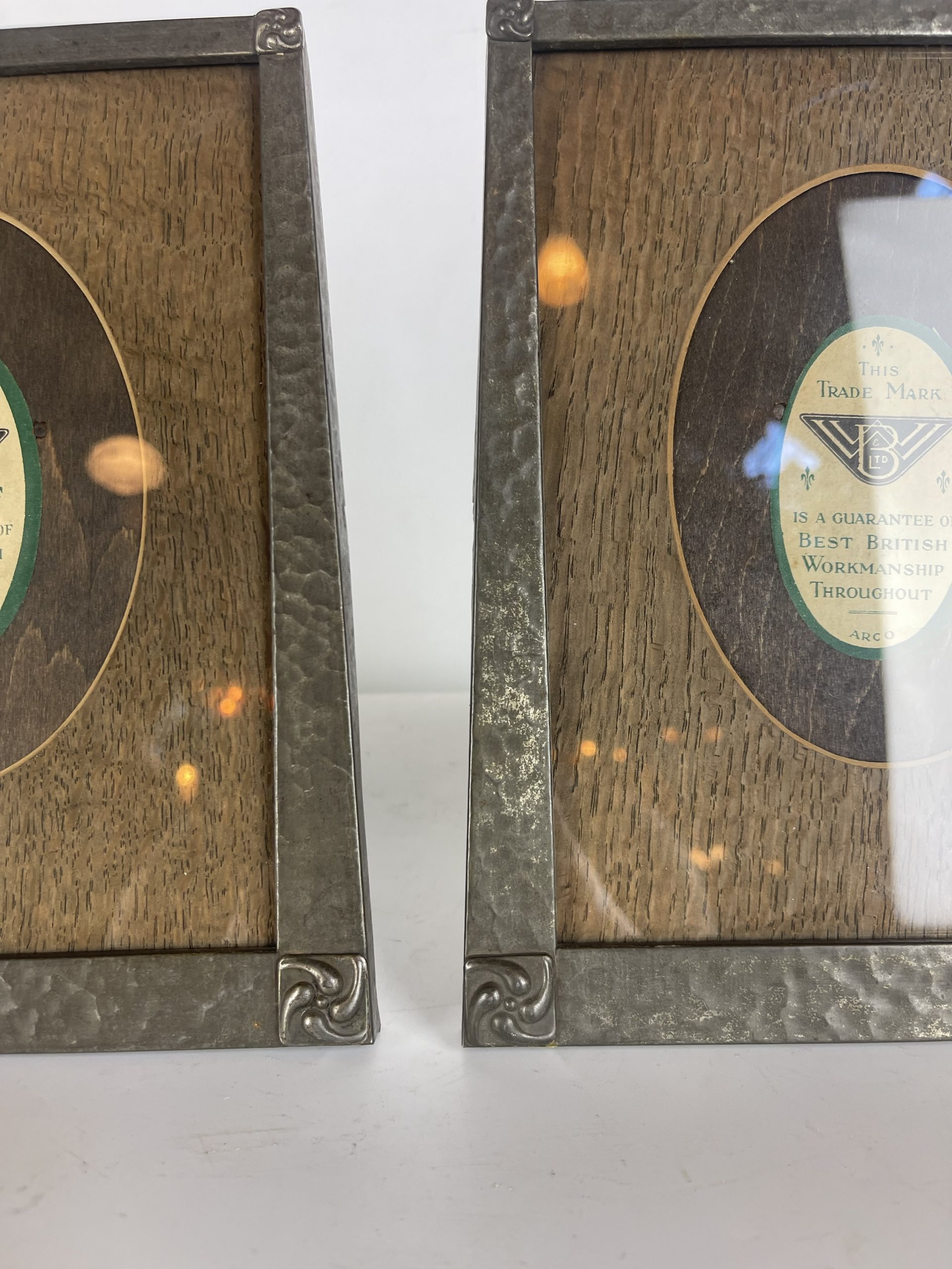 Pair of Arts and Crafts picture frames