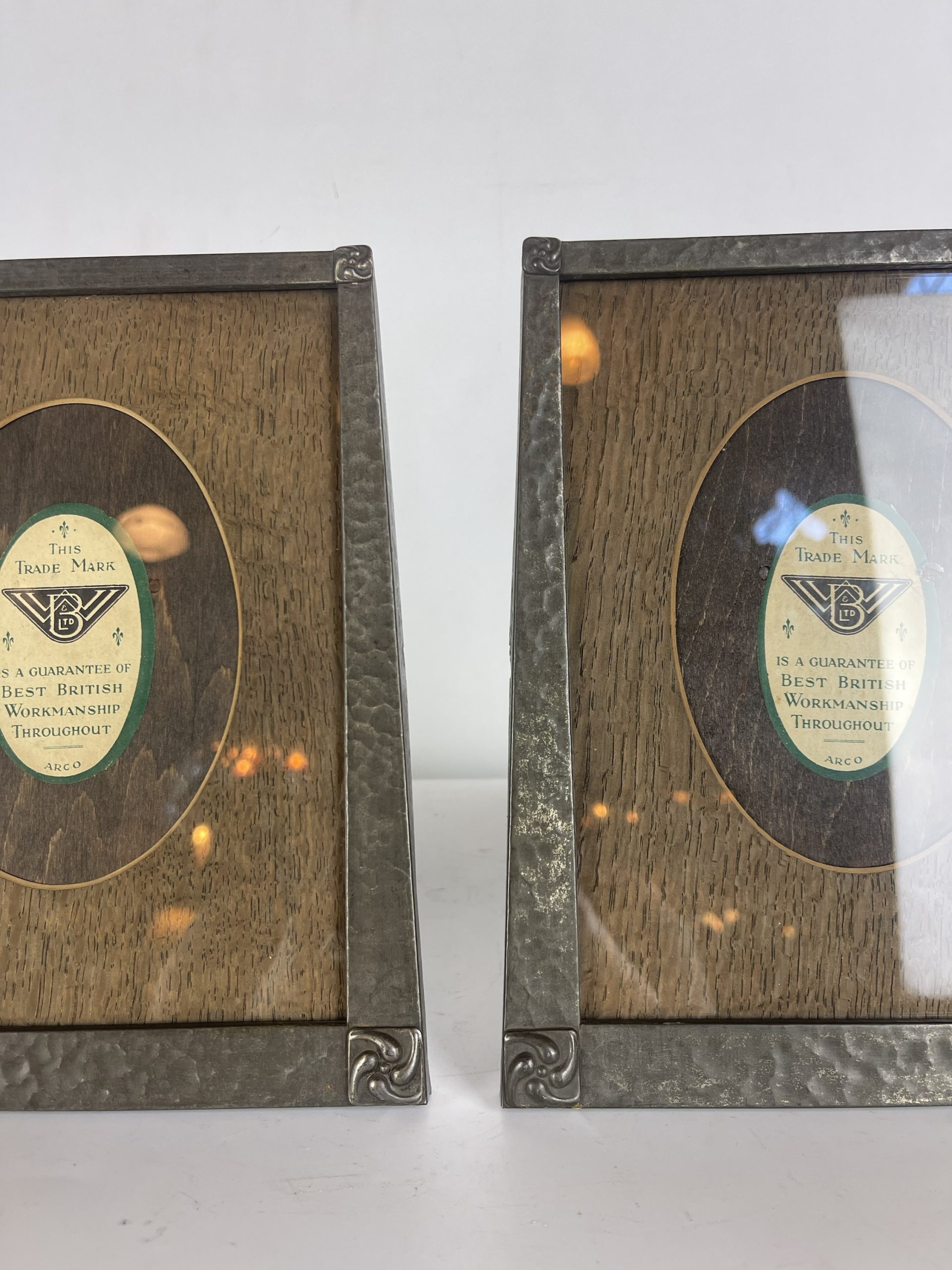 Pair of Arts and Crafts picture frames