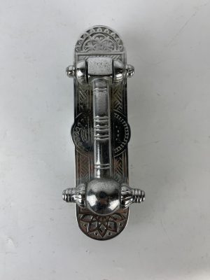 Chrome aesthetic movement door knocker